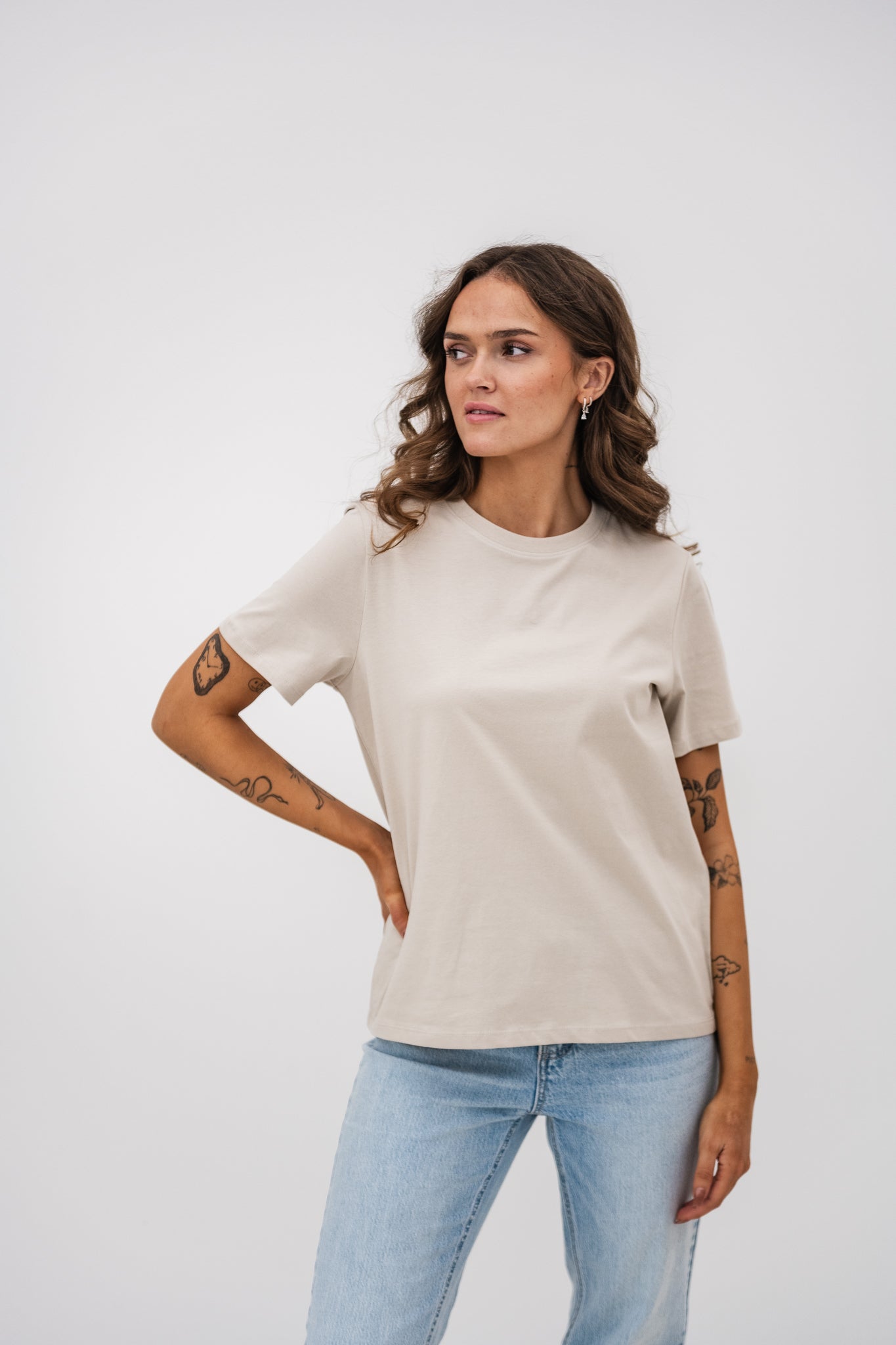 PCRIA T-Shirt - Silver Gray
